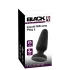 Black Velvets - Silikon Analplug mit Saugnapf (schwarz) - Größe L