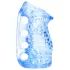 Fleshlight Fleshskins Grip Blue Ice - an beiden Enden offener Masturbator (blau)