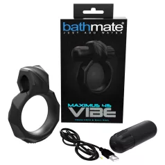   Bathmate Maximus Vibe 45 - wiederaufladbarer vibrierender Penisring (schwarz)