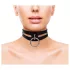 Rouge - echter Lederhalsband (schwarz)