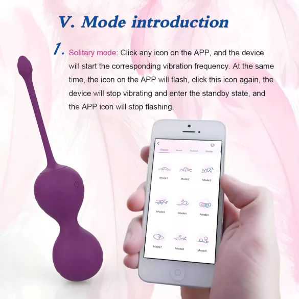 Lonely Winni - App-gesteuertes Vibro-Ei (Pink)