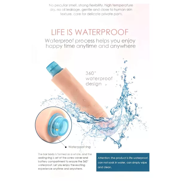 Lonely Max - Naturgetreuer Vibrator (17cm)