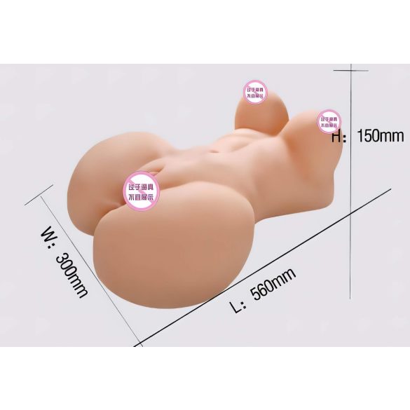 Lonely Fuck Me Silly - Weiblicher Torso Masturbator (natur)