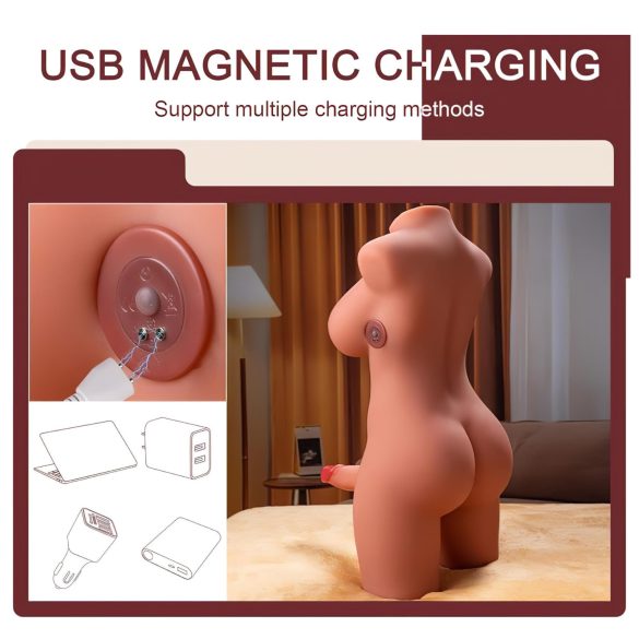 XISE Miah Lady Boy - Vibratorischer Torso mit Stoßfunktion