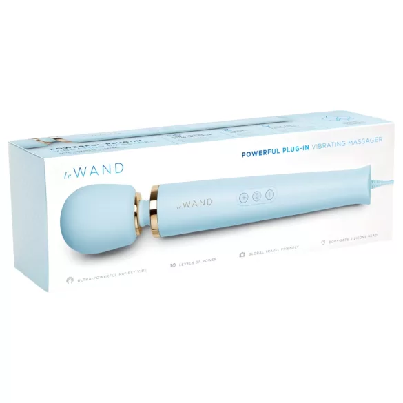 le Wand - exklusiver Massagestab mit Kabel (Blau)