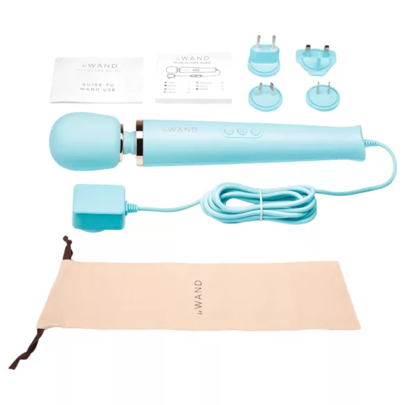 le Wand - exklusiver Massagestab mit Kabel (Blau)