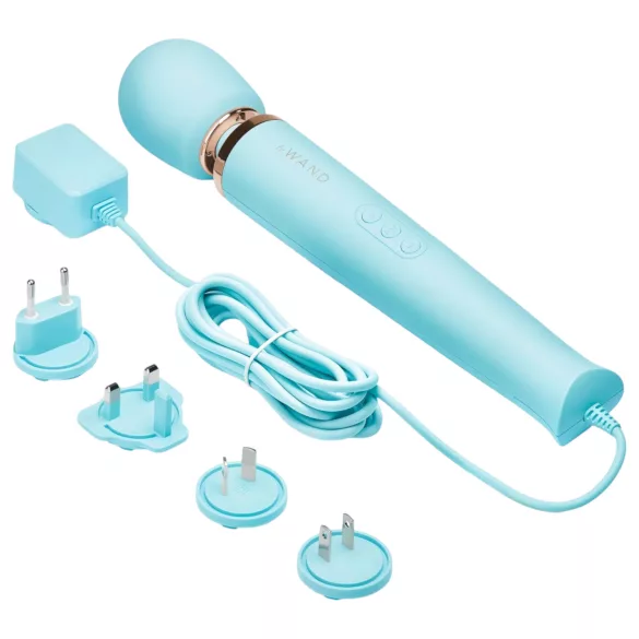 le Wand - exklusiver Massagestab mit Kabel (Blau)