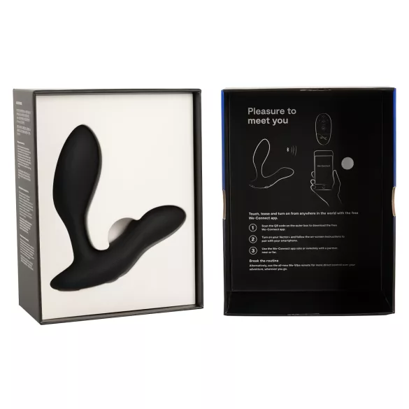 We-Vibe Vector+ - App-gesteuerter Analvibrator (schwarz)