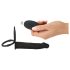 Black Velvet Double F - Analdildo mit Gurt (schwarz)