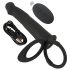 Black Velvet Double F - Analdildo mit Gurt (schwarz)