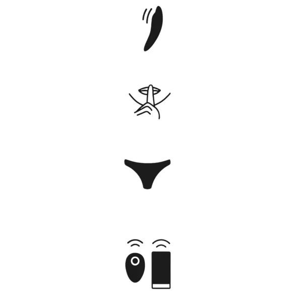We-Vibe Moxie+ - tragbarer Klitorisvibrator mit App- und Fernbedienung (türkis)