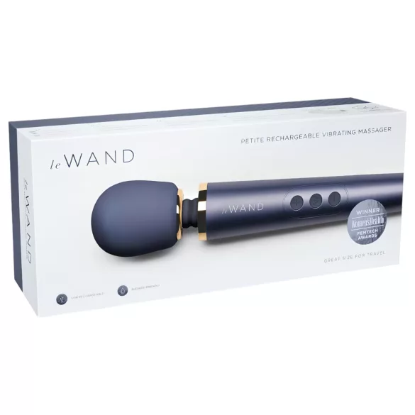 Le Wand Petite - Exklusiver Akku-Massagevibrator (Blau)