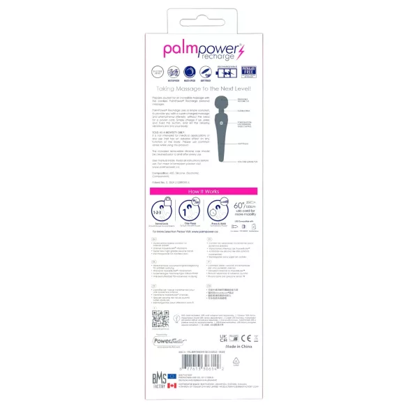 PalmPower Recharge - Akku-Massagemassager (Blau)