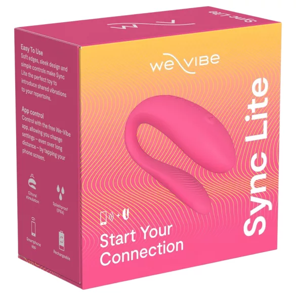 We-Vibe Sync Lite - Paarvibrator mit App- und Fernbedienungssteuerung (Pink)