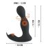 Rebel - 2in1 Prostata-Vibrator mit Fernbedienung (schwarz)