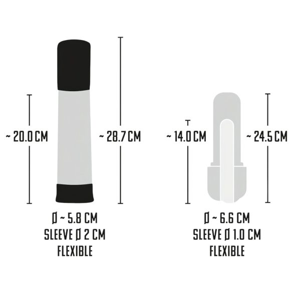 Mister Boner - Akku-Penis-Pumpe, automatisch (schwarz-klar)