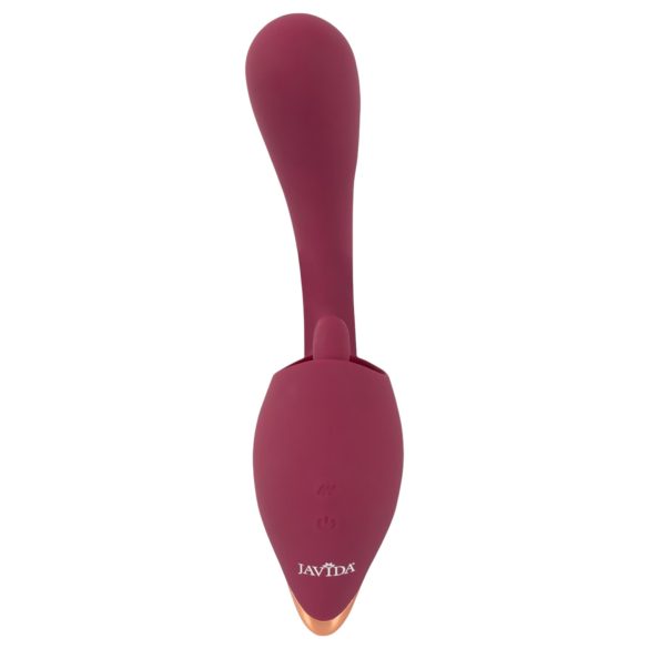 Javida - Zungen 2in1 Vibrator (rot)