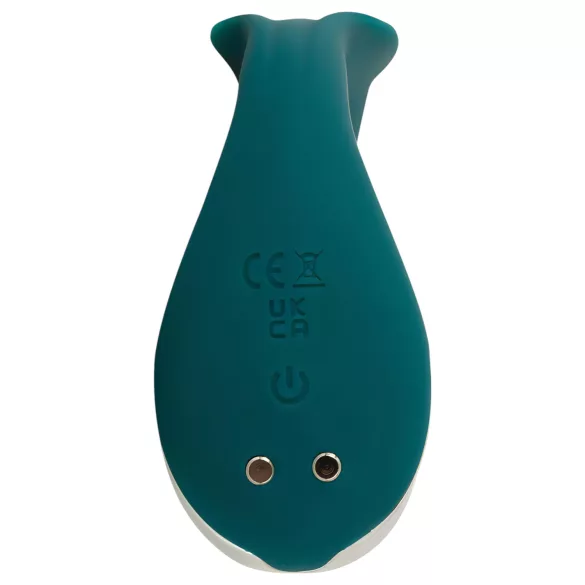 Freihand-Vergnügen - aufsetzbarer Vibrator (türkis)