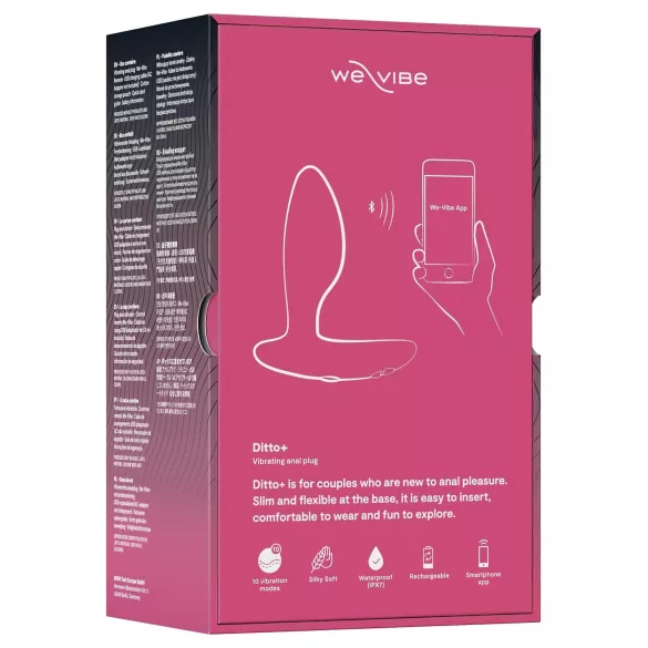 We-Vibe Ditto+ - App-gesteuerter Analvibrator (Pink)
