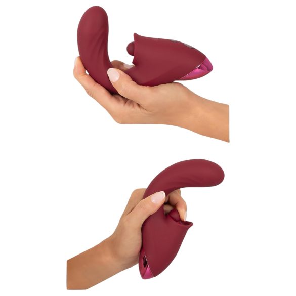 Javida - 3in1 Zungenvibrator (rot)