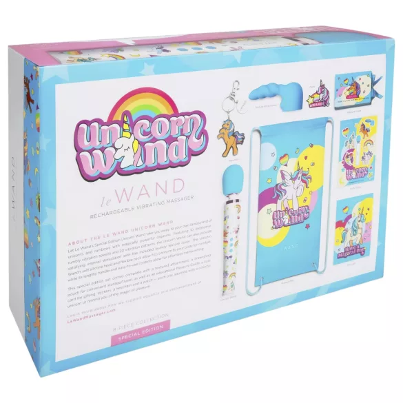 le Wand Unicorn - Massage-Vibrator-Set (Regenbogen)