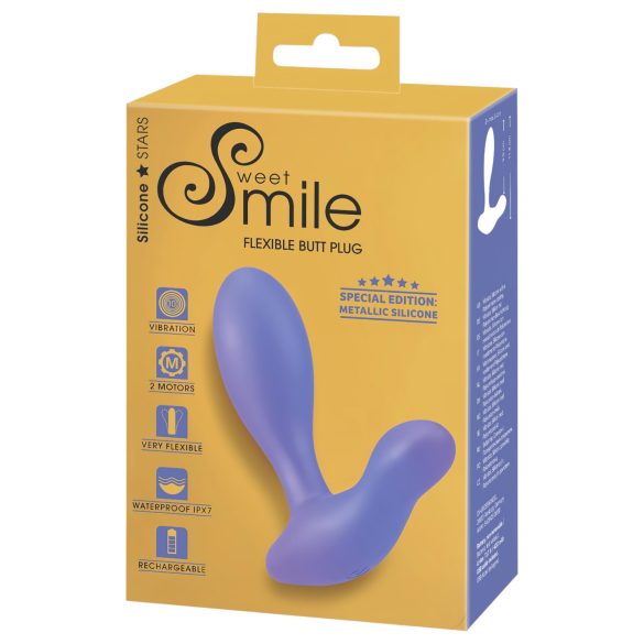 Smile - Vibrations-Analdildo (blau)