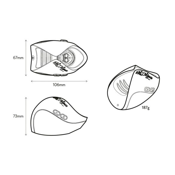 Pulse Solo Essential Dragon Eye - Masturbator (blau) - limitiert