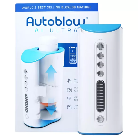 Autoblow A.I. Ultra - Netzbetrieb Supermund Masturbator (weiß)