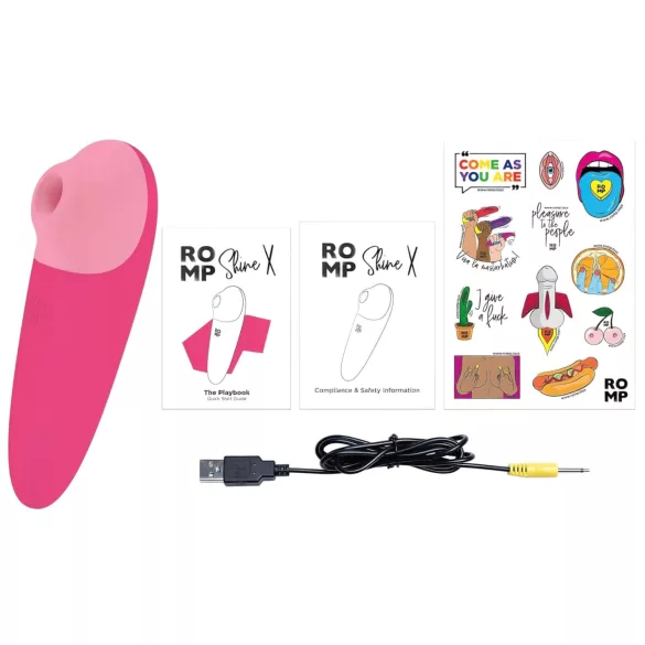ROMP Shine X - wiederaufladbarer Klitoris-Stimulator (pink)