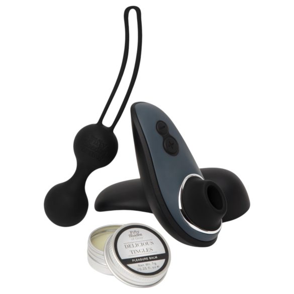 Womanizer Desire Bloom - Lustspiel-Set - 3tlg. (schwarz)