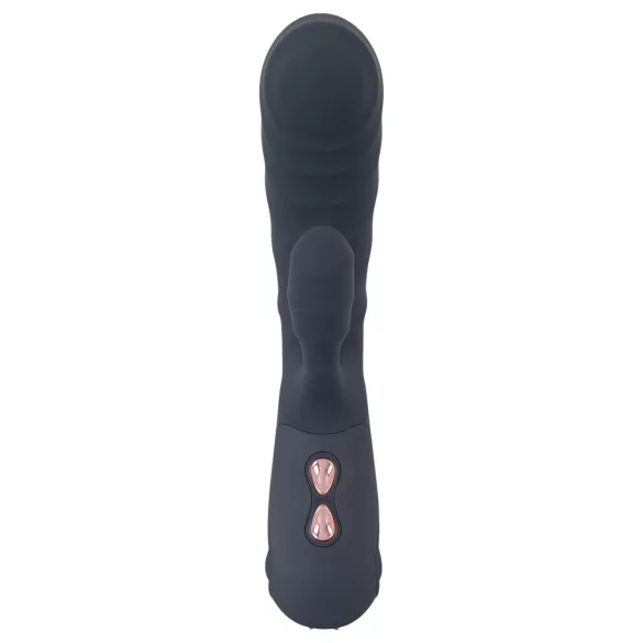 You2Toys - Oh! Rabbit Vibrator mit Klitorisstimulator (schwarz)