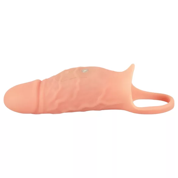 Realistixxx - Natürliches Penis-Manschette mit Vibration und Eierschleife