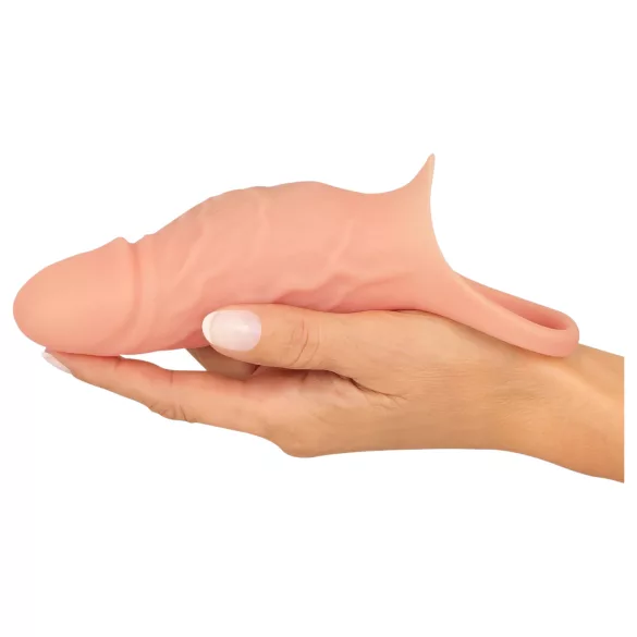 Realistixxx - Natürliches Penis-Manschette mit Vibration und Eierschleife