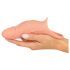 Realistixxx - Vibrations-Penismanschette mit Stimulationsring (natur)