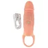 Realistixxx - Natürliches Penis-Manschette mit Vibration und Eierschleife