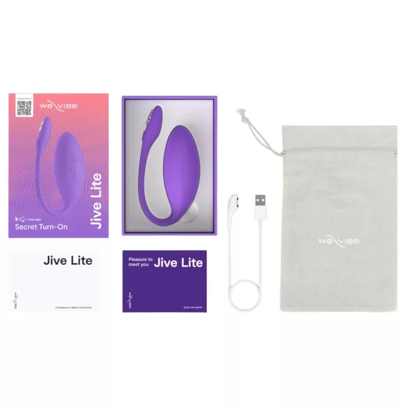 We-Vibe Jive Lite - App-gesteuertes Vibrations-Ei (lila)
