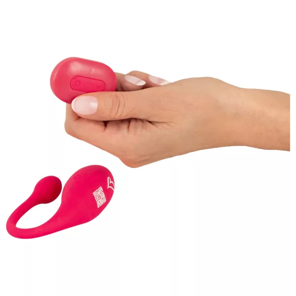 Beau Coeur Koral - Vibrations-Ei mit Fernbedienung (Pink)