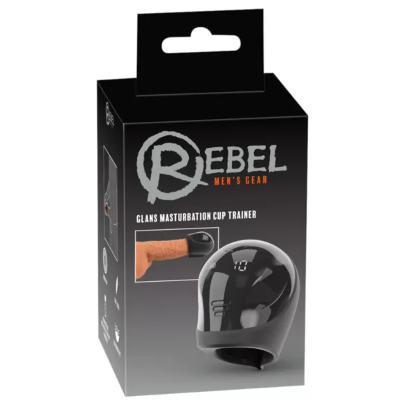 Rebel - wasserdichter Eichelvibrator (schwarz)