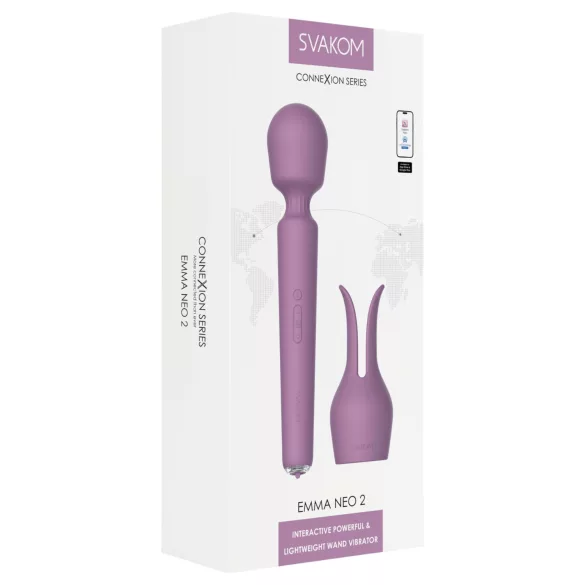 Svakom Emma Neo 2 - Intelligenter Massagevibrator (Lila)