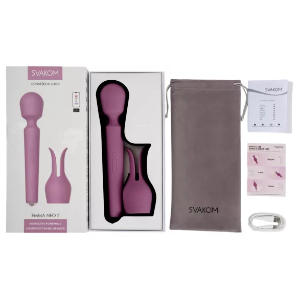 Svakom Emma Neo 2 - Intelligenter Massagevibrator (Lila)