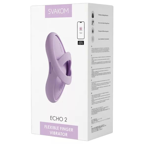 Svakom Echo 2 - App-gesteuerter Fingervibrator (Pink)