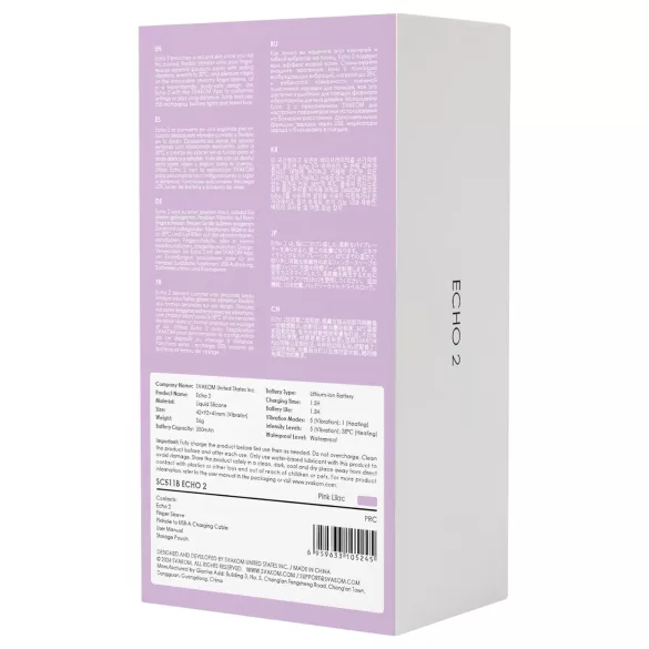 Svakom Echo 2 - App-gesteuerter Fingervibrator (Pink)