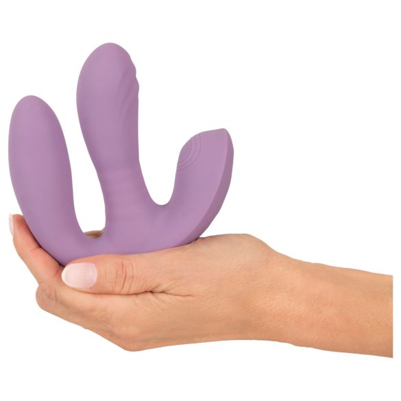 Beau Coeur Mireva - Dreifacharmiger, ferngesteuerter Vibrator (lila)