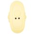 Cuties Mini - gerippter vibrierender Analplug (gelb)