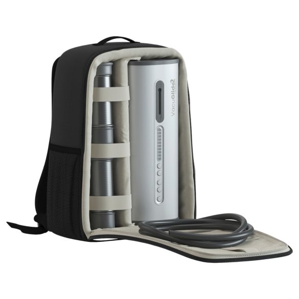 VacuGlide 2 - Automatischer Luxus-Männer-Masturbator, Netzbetrieb (Silber)