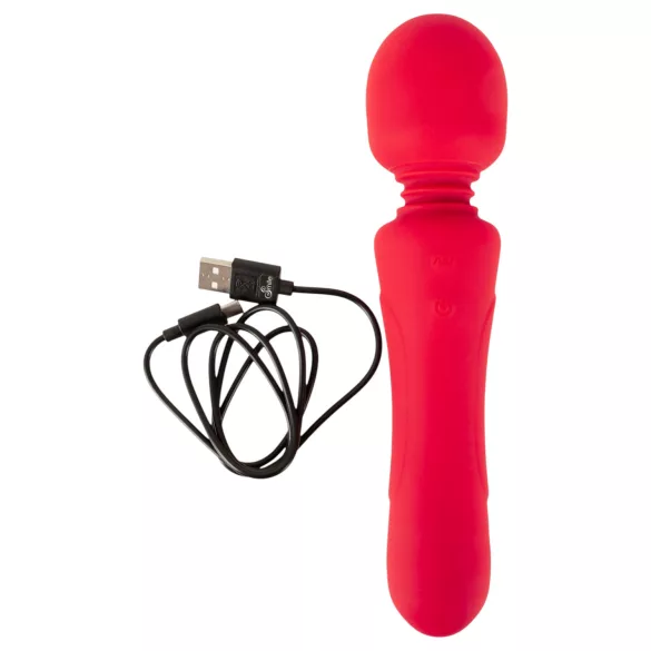 Sweet Smile - Akku-betriebener, wasserfester Wand-Vibrator (rot)