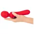 Sweet Smile - Akku-betriebener, wasserfester Wand-Vibrator (rot)