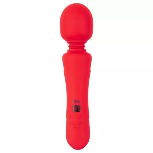 Sweet Smile - Akku-betriebener, wasserfester Wand-Vibrator (rot)