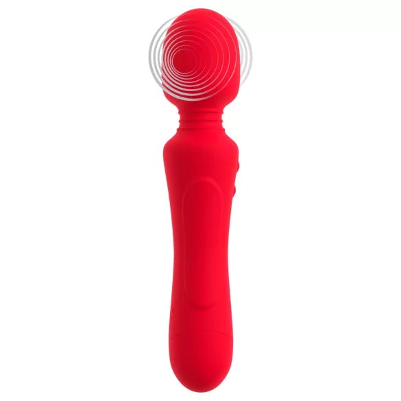 Sweet Smile - Akku-betriebener, wasserfester Wand-Vibrator (rot)