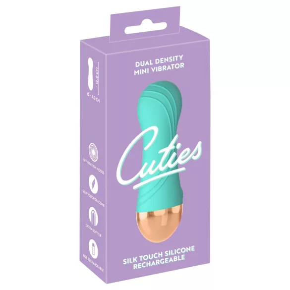 Cuties - wiederaufladbarer, wasserdichter Mini-Vibrator (grün)